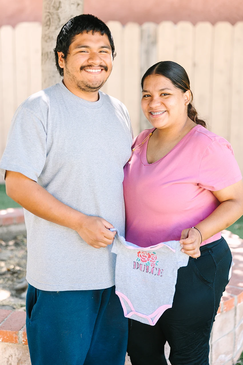 Parents at a WeFoster LA baby shower event.