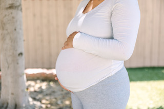 Parent at a WeFoster LA baby shower event.
